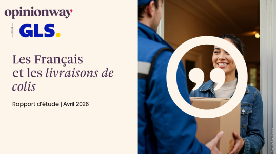 Couverture de l'étude OpinionWay pour GLS « Les Français et les livraisons de colis » – rapport d'avril 2026