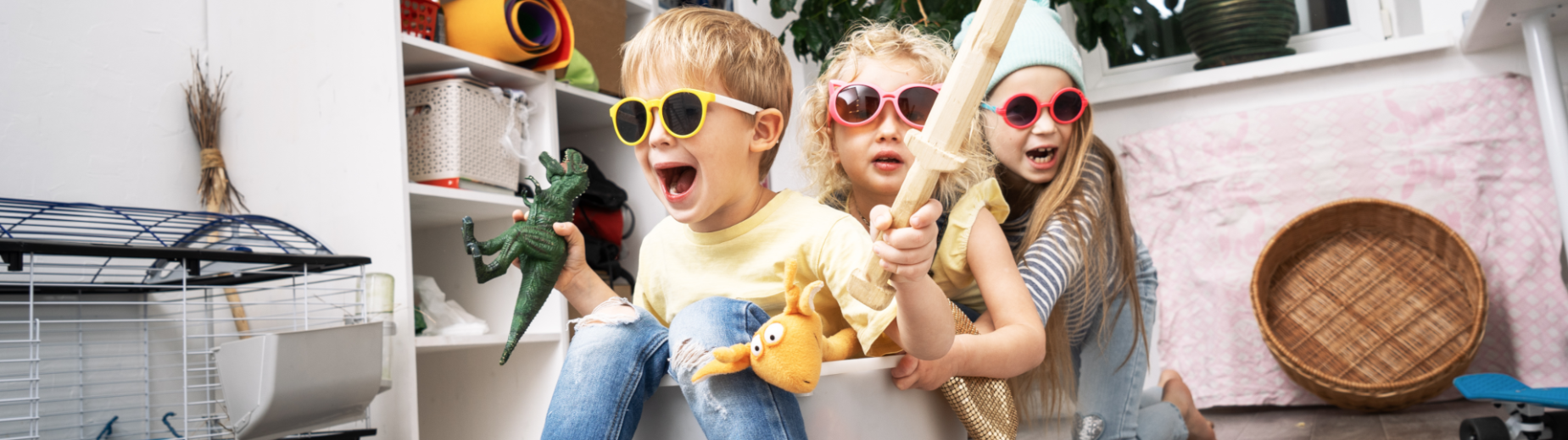 Dzieci się świetnie bawią